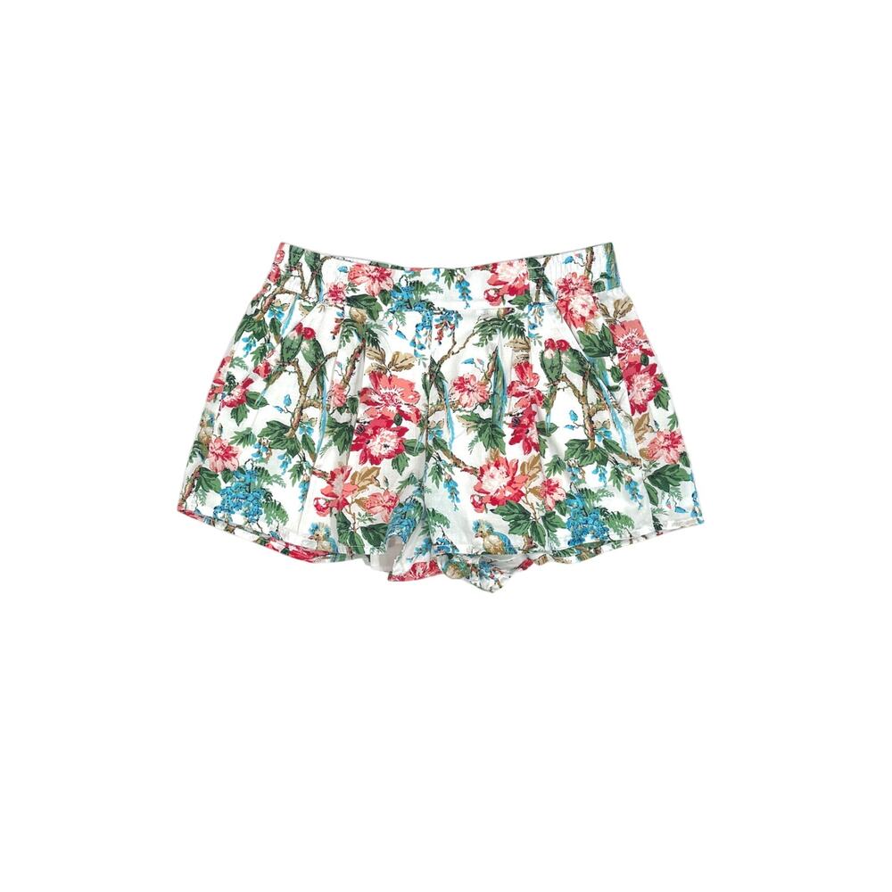 Janie and Jack Girls Tropical Floral Pull-On Shorts